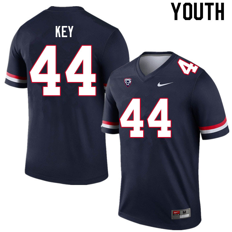 Youth #44 Shontrail Key Arizona Wildcats College Football Jerseys Sale-Navy